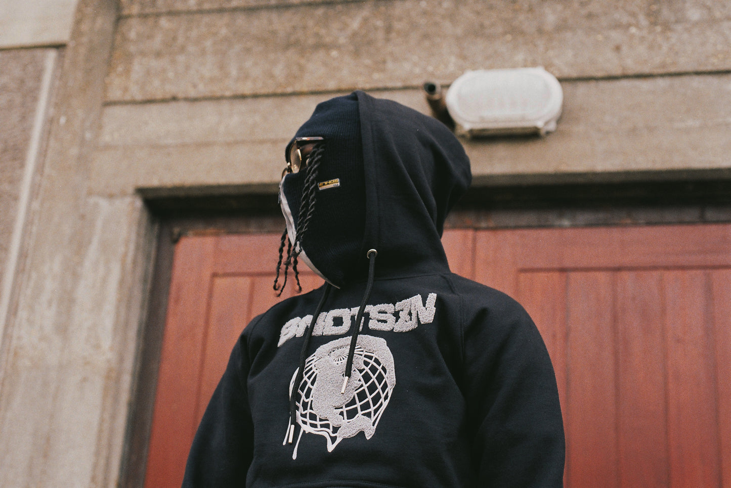 Black Chenille Tracksuit