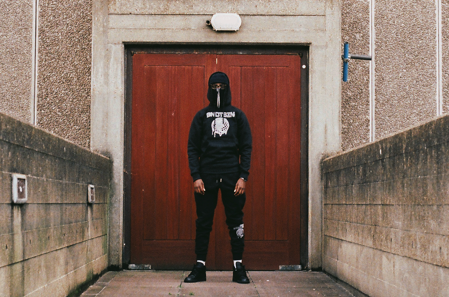 Black Chenille Tracksuit