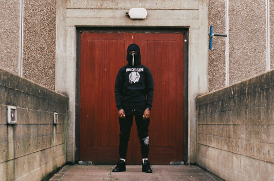 Black Chenille Tracksuit